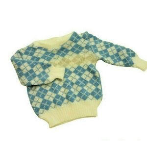 Vintage UpScale Knit Argyle Sweater 12M